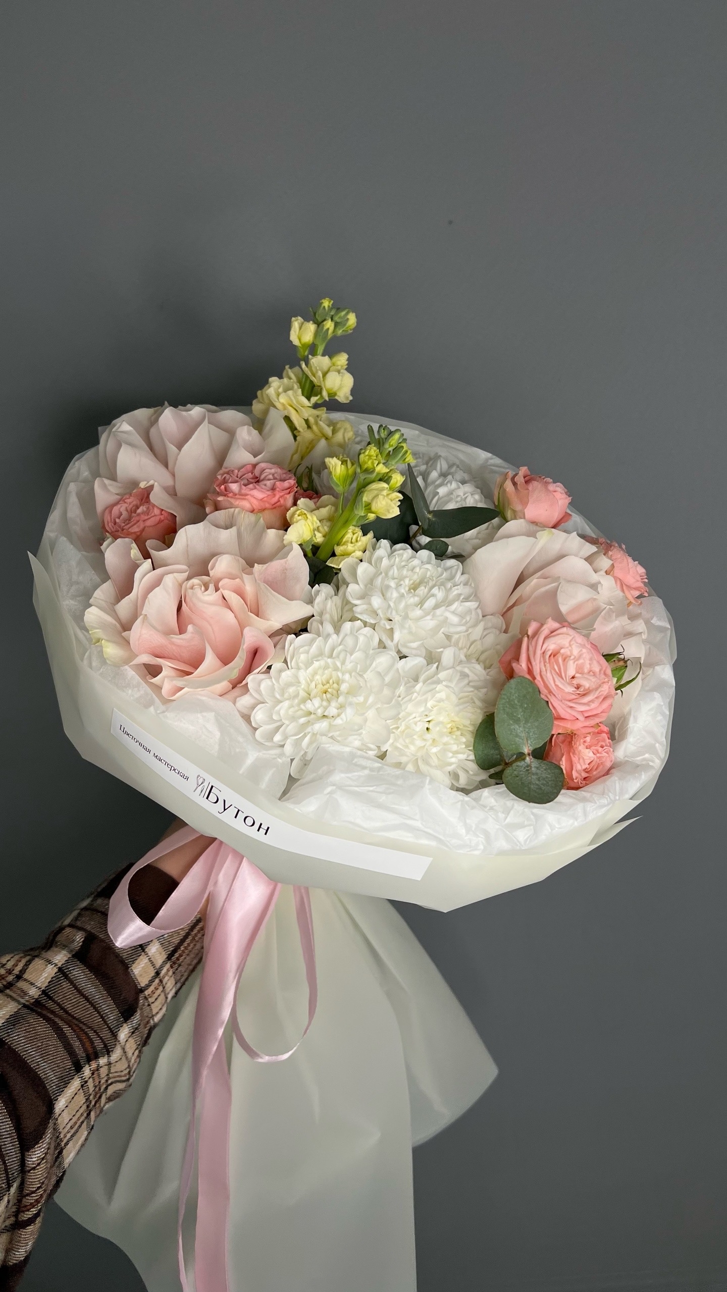 Авторский букетик с маттиолой