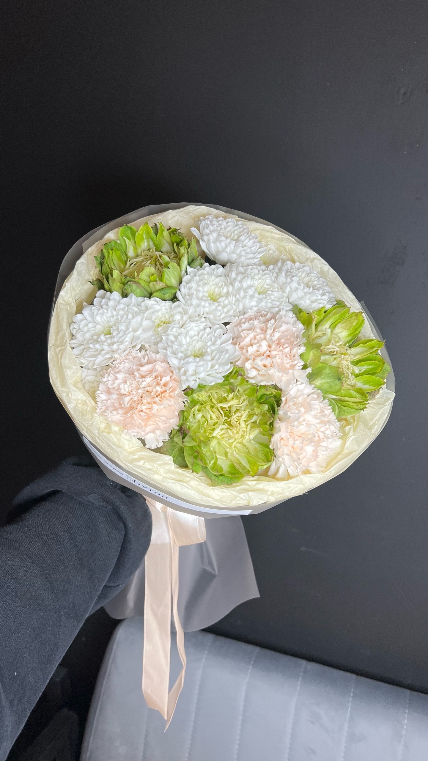 Сборный букет с розой Вегги