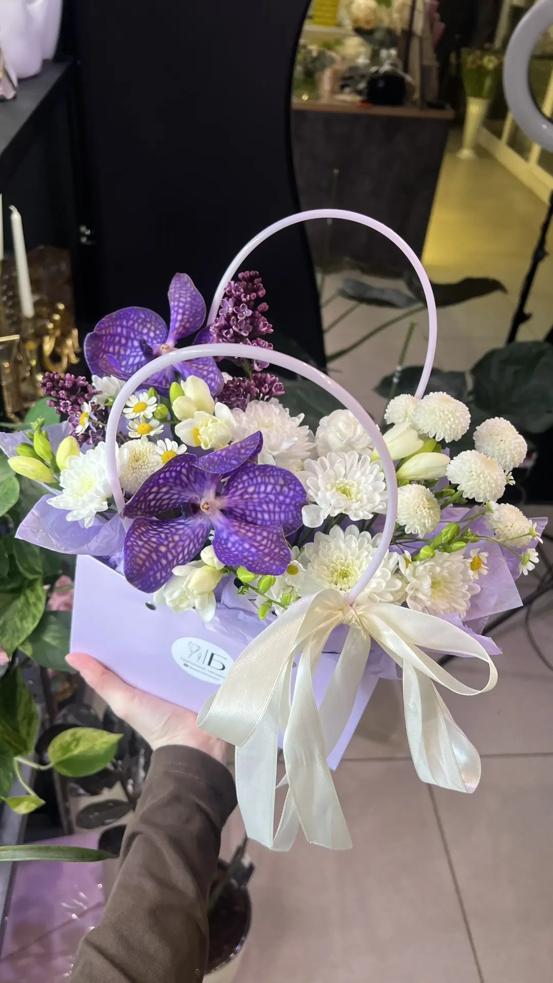 Сумочка с Орхидеей Ванда