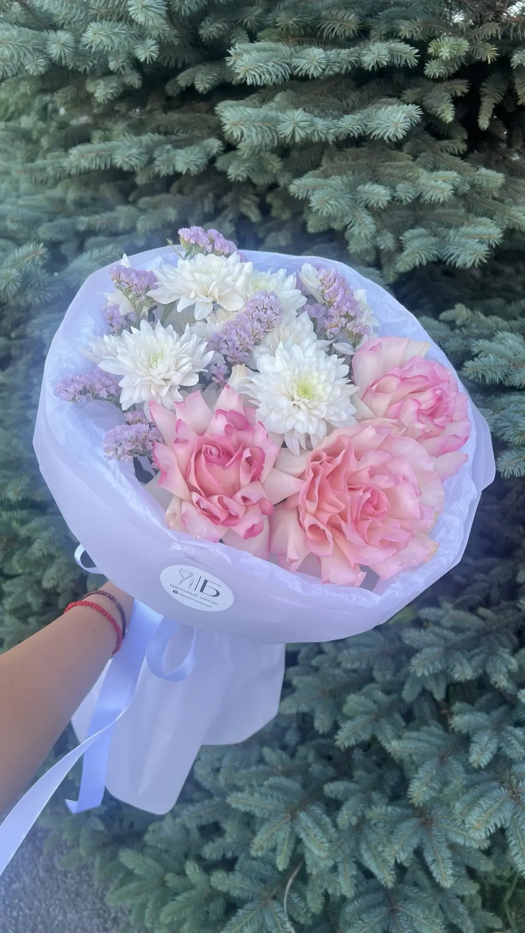 Букет-комплимент с французскими розами