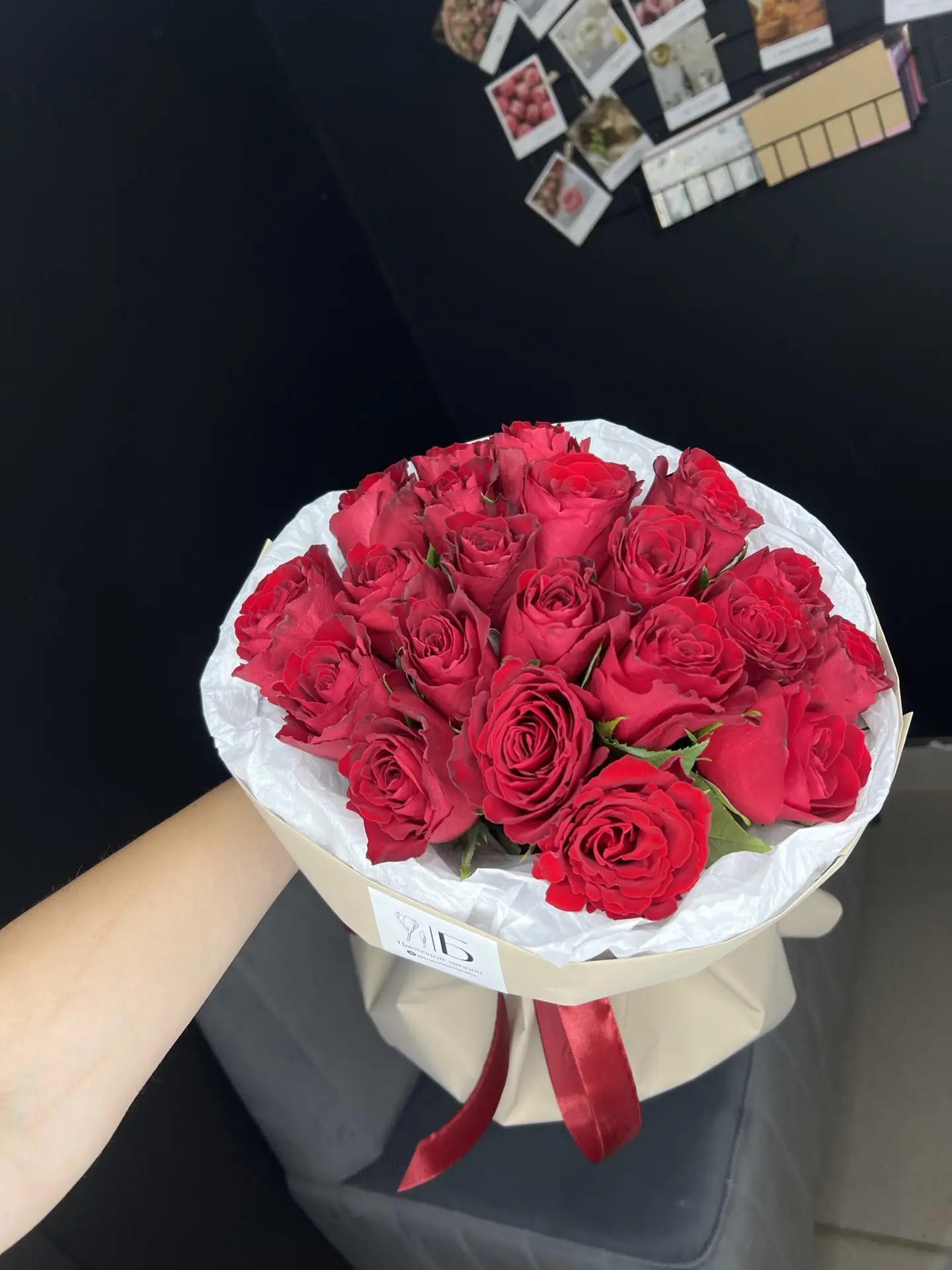Монобукет из 21 кенийской розы