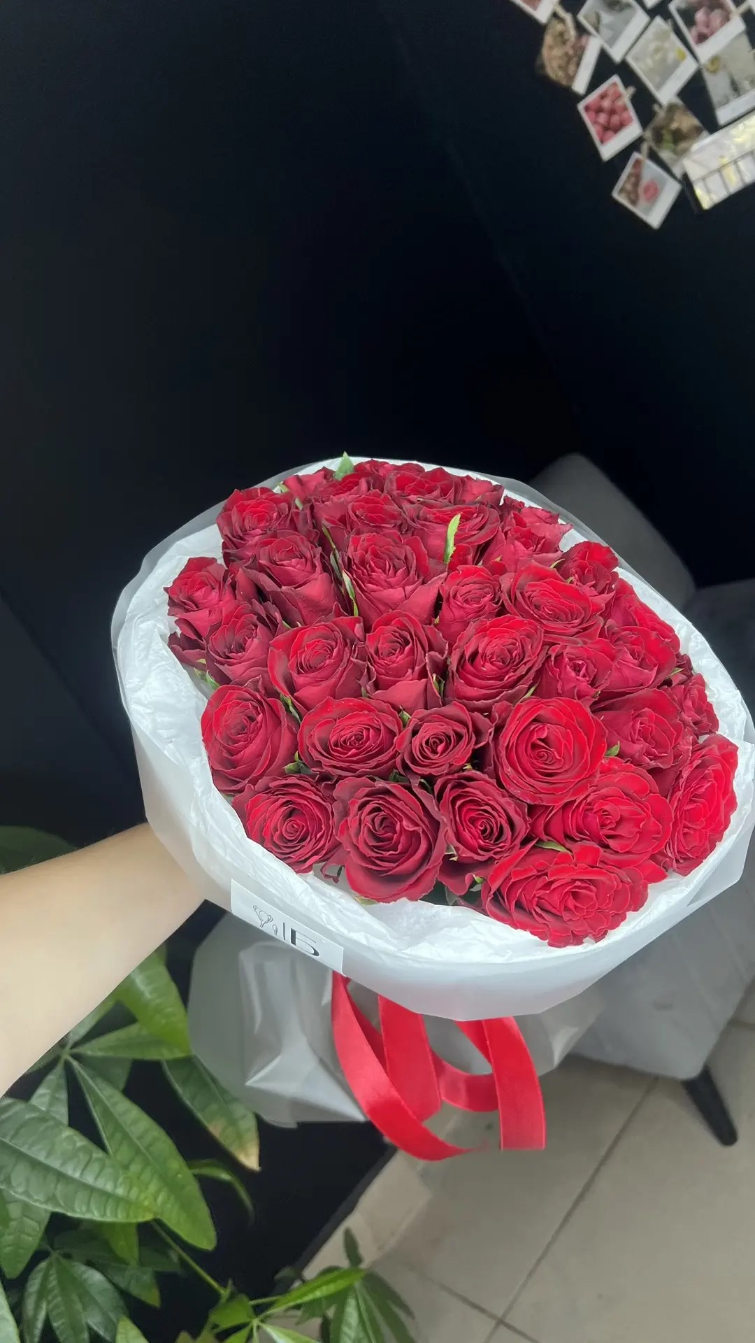 Монобукет из 25 кенийских роз