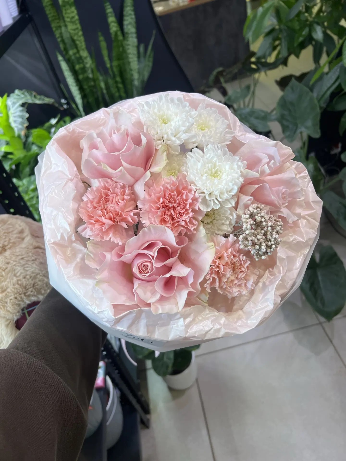 Букет-комплимент с французскими розами