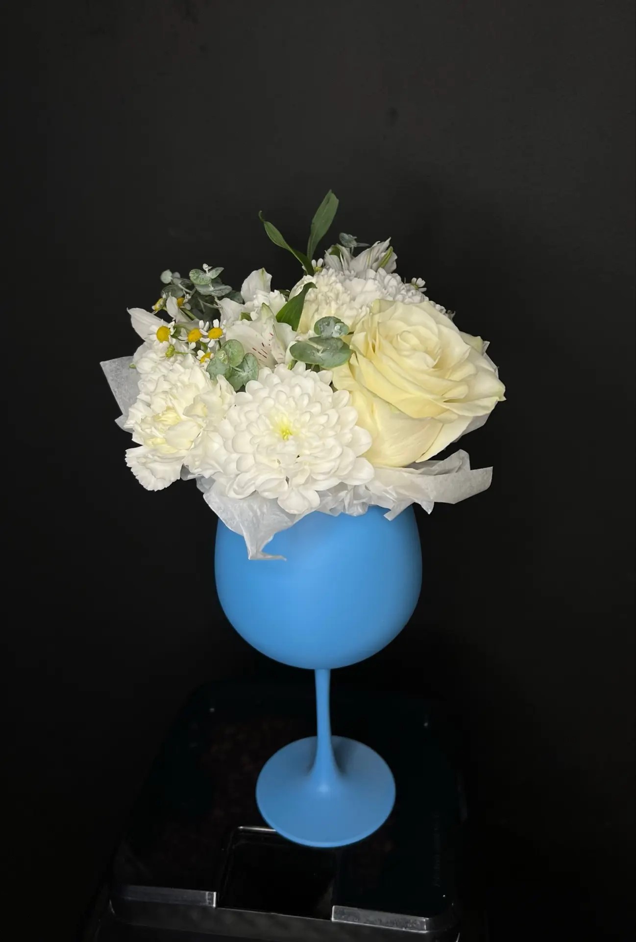 Бокал с розой Мондиаль