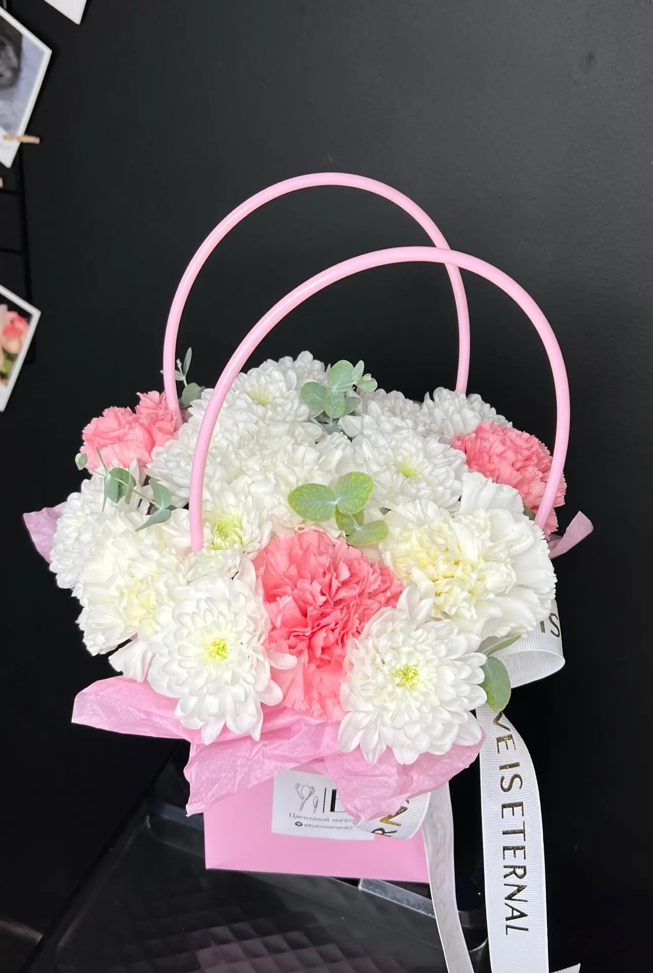 Сумочка с диантусами