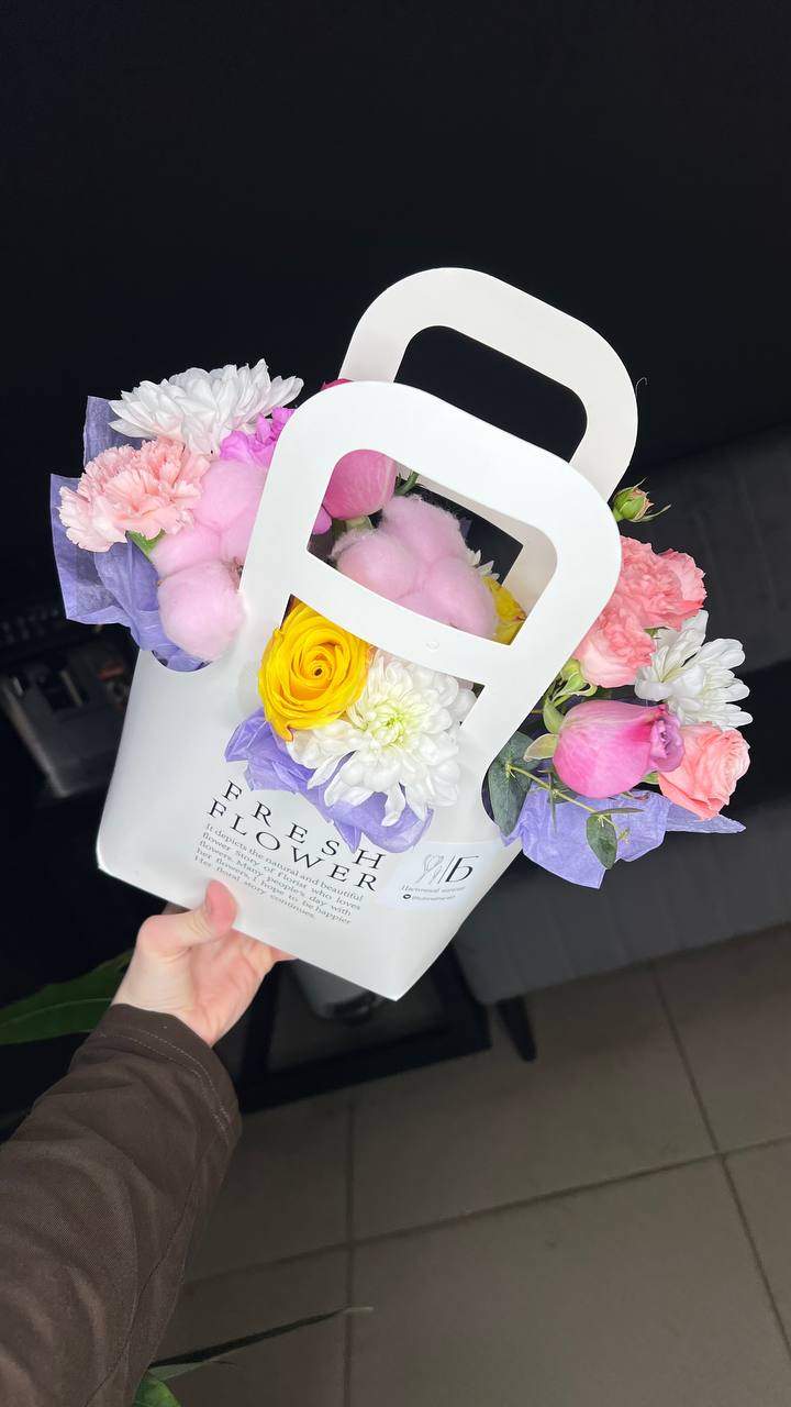 Сумочка с хлопком