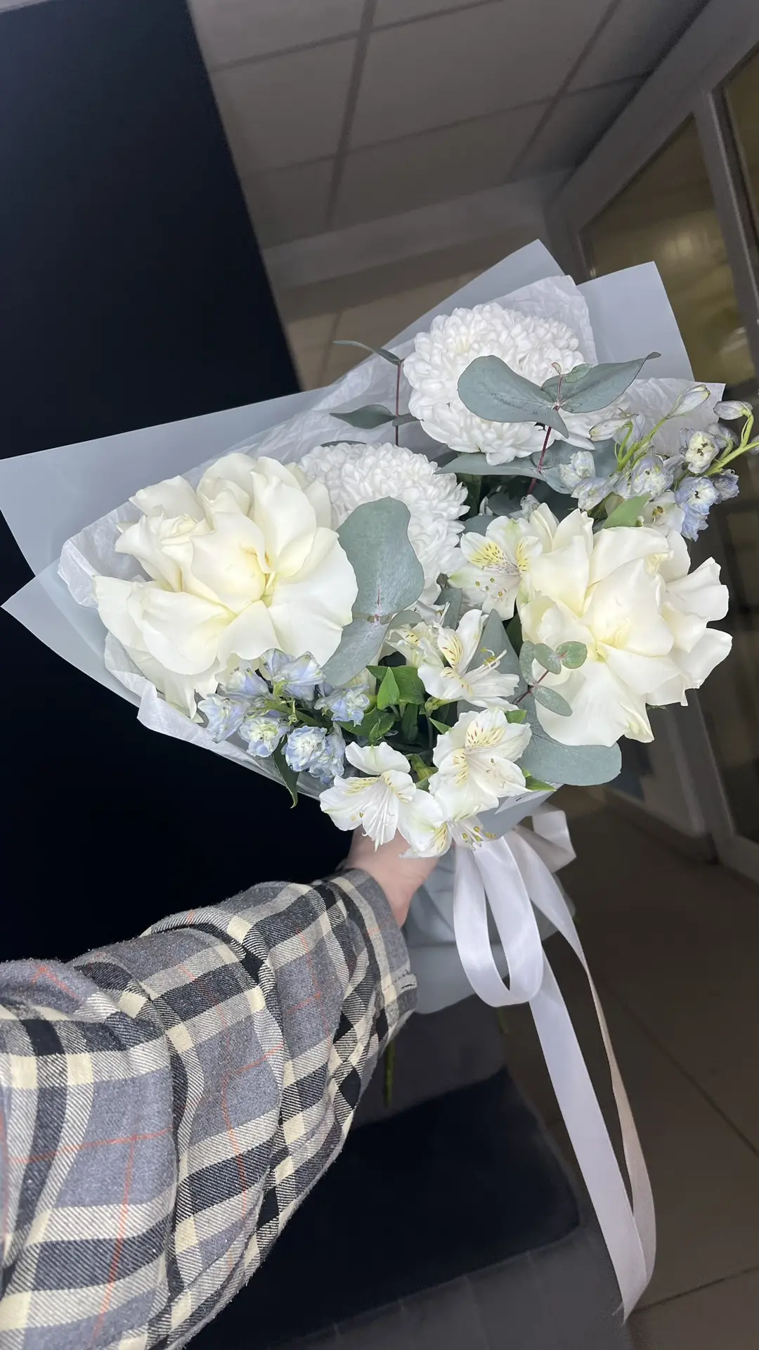 Авторский букет с Дельфиниумом